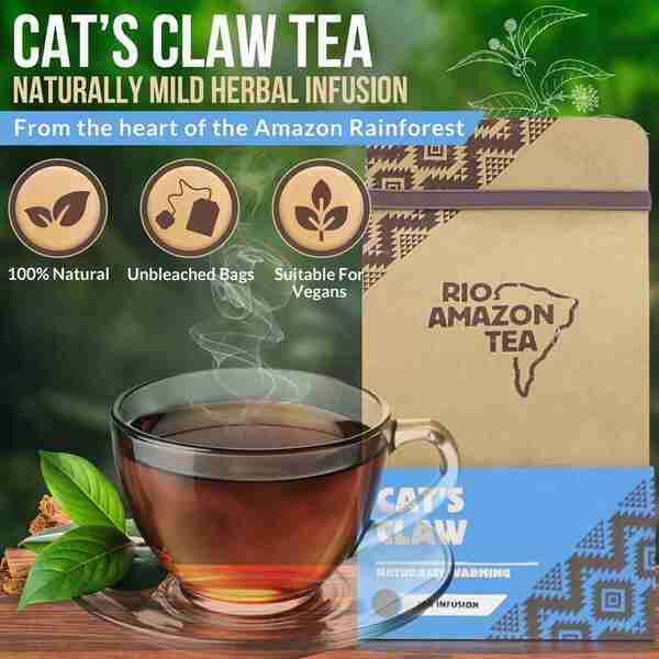 Rio Amazon Cat's Claw teabags 40 count, UK version
