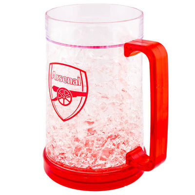 Arsenal FC Freezer Tankard مزدوج الجدران مبطن بالجل 420 مل