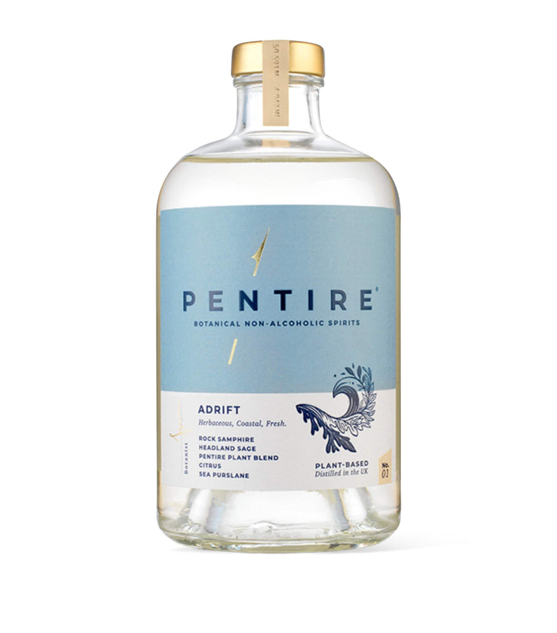 Pentire Adrift non-alcoholic botanical spirit 70cl, imported from the UK