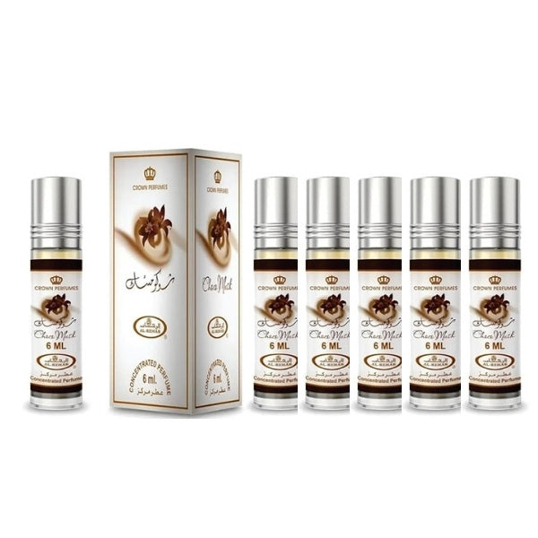 Al Rehab Crown Choco Musk Perfume Oil for Women 6pcs