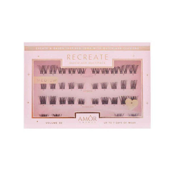 House of Amor mixed cluster lashes medium, UK version