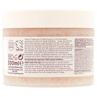Superdrug Superdrug Vitamin E Zuckeröl Körperpeeling 300ml – Jetzt bei McGrocer online kaufen