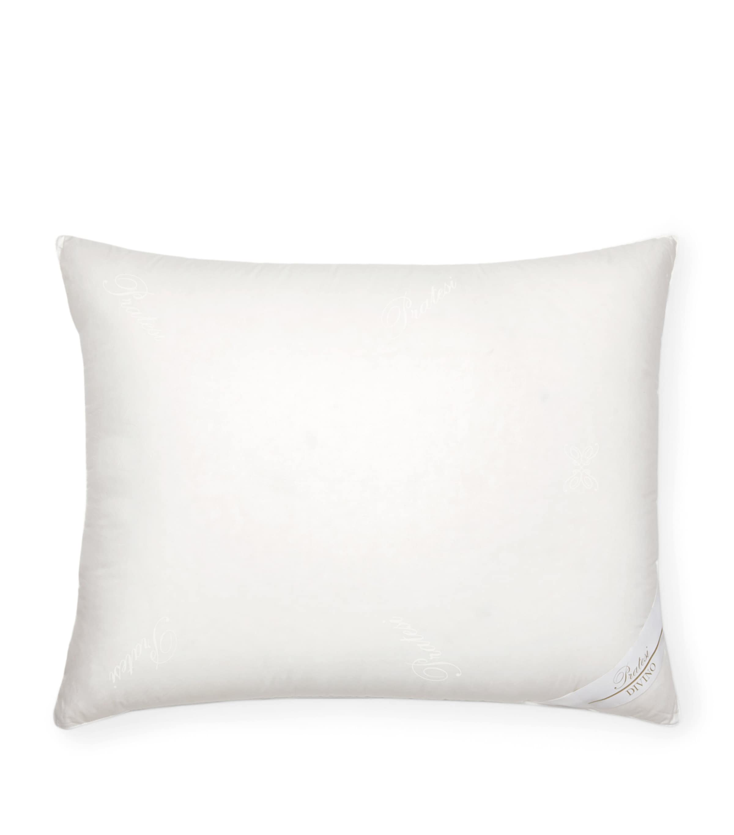 Pratesi down medium divino oxford pillow 50cm x 75cm, imported from the UK