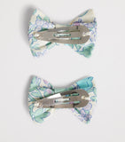 Bonpoint Liberty print cotton hair clips - British product