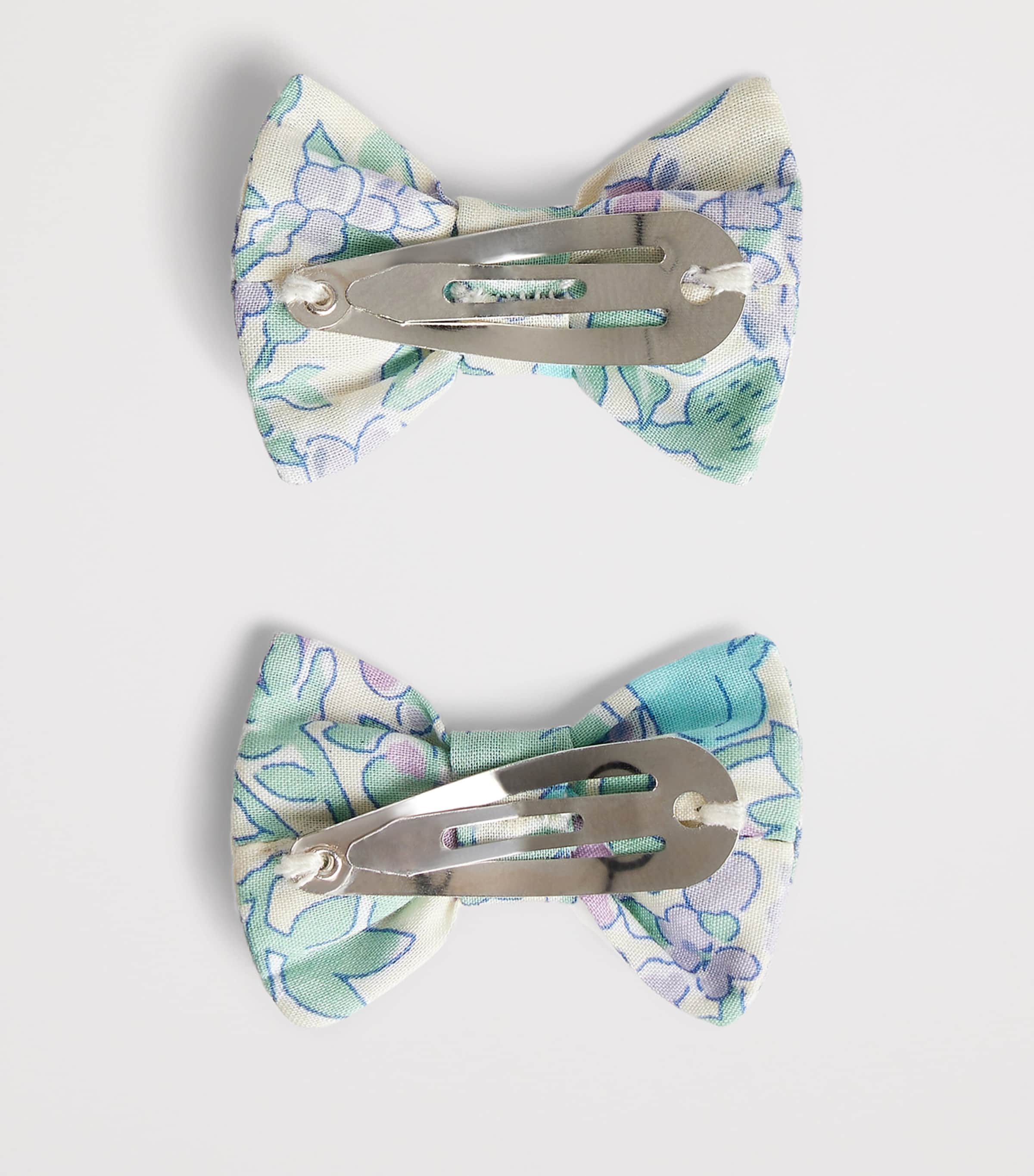 Bonpoint Liberty print cotton hair clips - British product