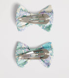 Bonpoint Liberty print cotton hair clips - British product