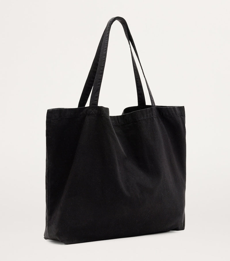 AllSaints Underground organic cotton tote bag, imported from the UK