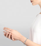 Bvlgari B.zero1 white gold pavé diamond bangle (British brand)