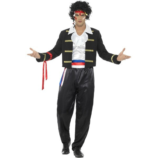 Smiffys 80s New Romantic costume black (British brand)