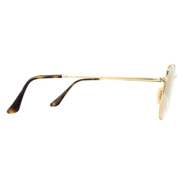 Ray-Ban hexagonal gold sunglasses with copper flash mirror - British product