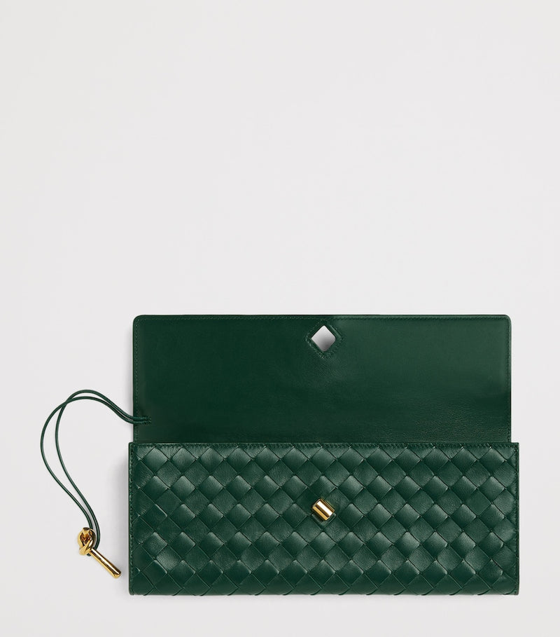 Bottega Veneta Intrecciato leather clutch bag, UK version
