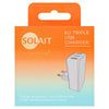 Solait EU Triple USB Charger travel adapter (British brand)