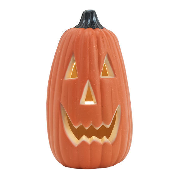 Livingandhome Halloween LED pumpkin lantern 34cm, UK version