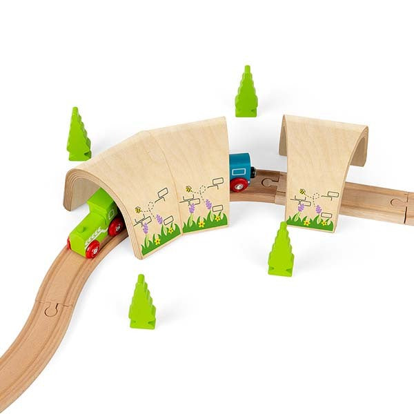 Bigjigs Rail Curved Railway Tunnel GOODS Superdrug   