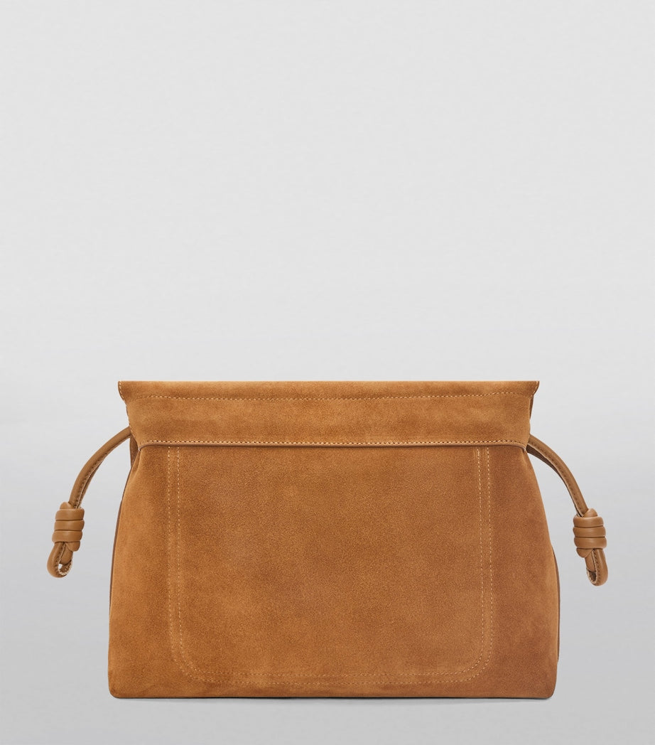 Men's Suede and Calfskin Satchel with Adjustable Strap and Zip Pocket, 24cm x 34cm x 12cm