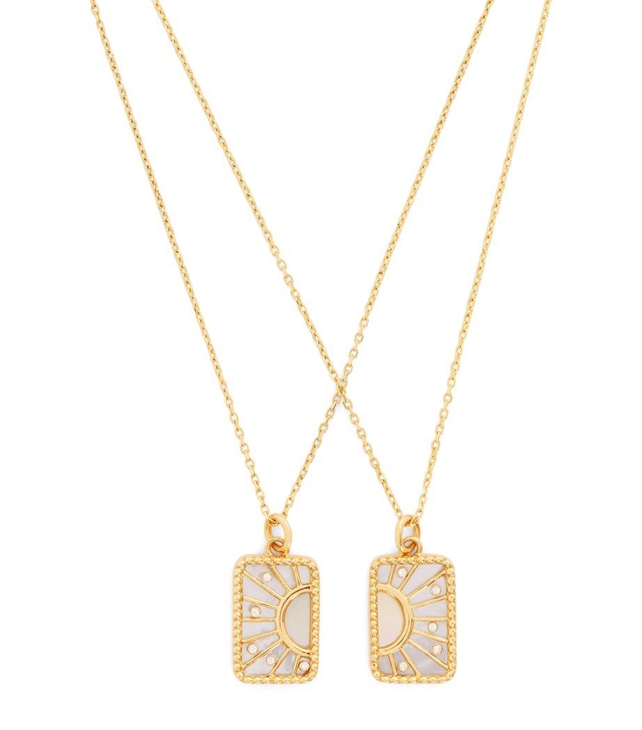 L'Atelier Nawbar My Other Half necklace in gold and diamonds - British product
