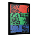 Rick and Morty Forever framed print Japanese design - imported from the UK