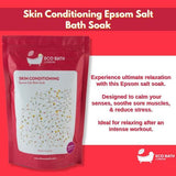 Eco Bath skin conditioning Epsom salt bath soak 1kg, UK version