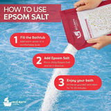 Eco Bath skin conditioning Epsom salt bath soak 1kg, UK version
