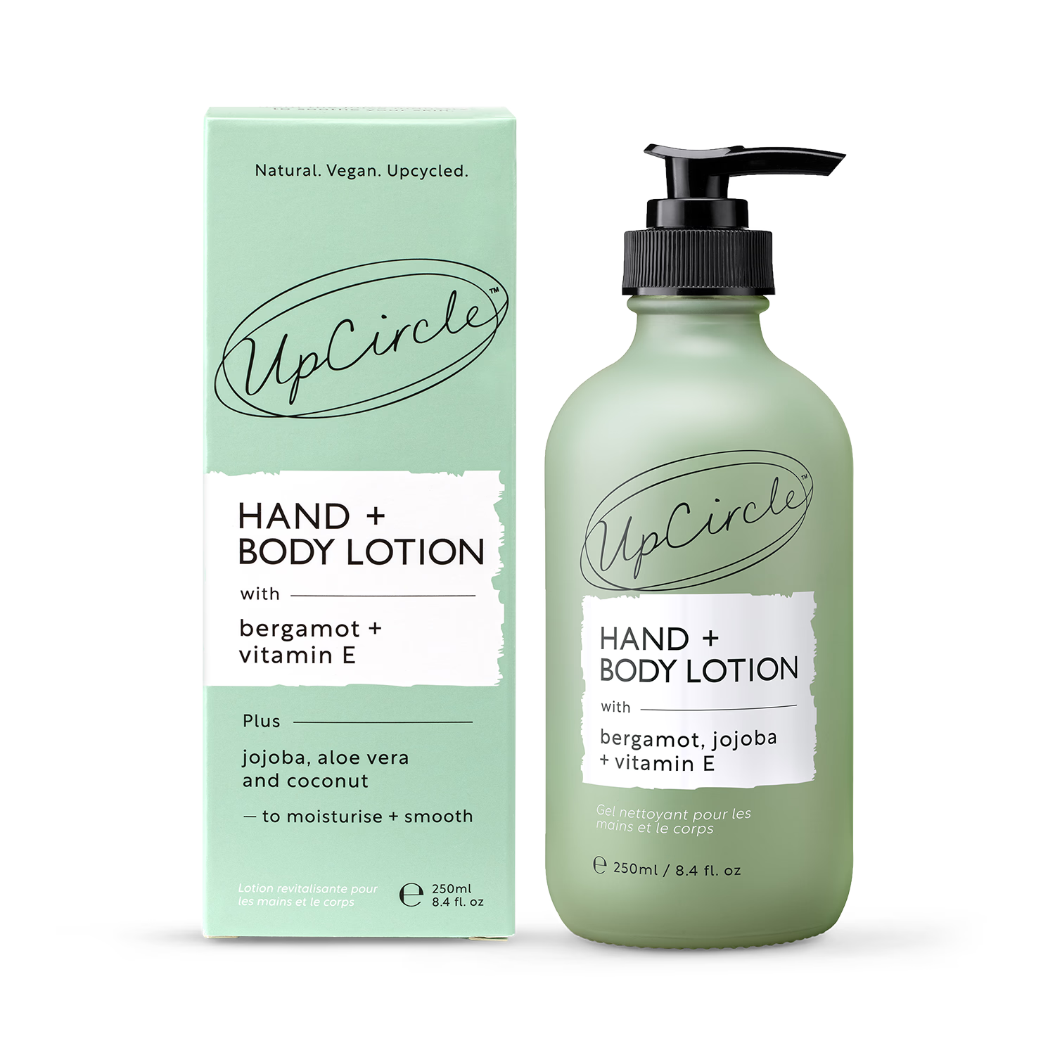 UpCircle Hand and Body Lotion Bergamot Water 250ml (British brand)