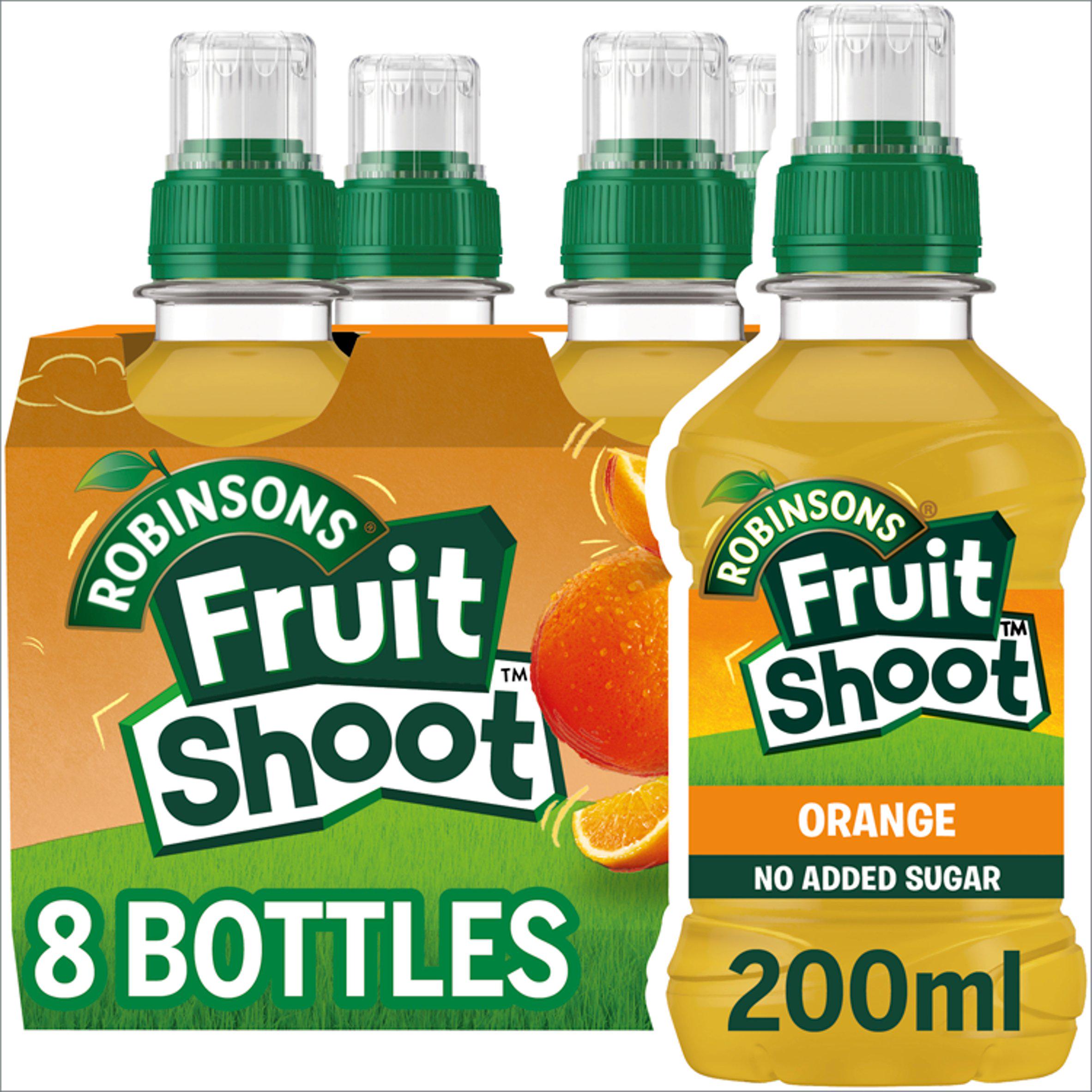 Fruit Shoot Orange Kids Juice Drink 8x200ml All long life juice Sainsburys   