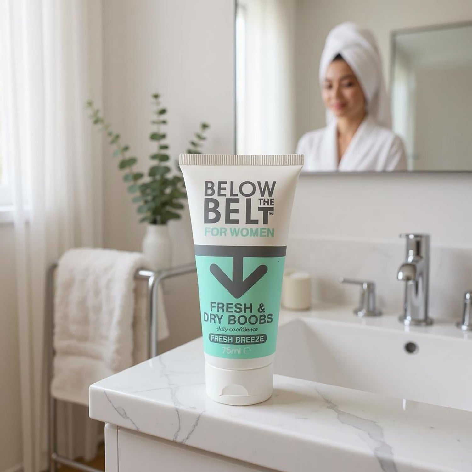 Below The Belt Fresh Breeze Scent boob powder 75ml - British product