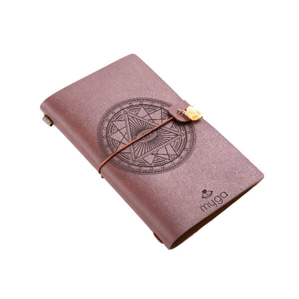 Myga hardcover notebook Tarot Eye Red Brown - British product