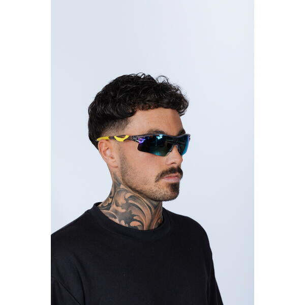 SVNX Outdoor Sport Racer sunglasses in Multi Yellow - British product