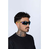 SVNX Outdoor Sport Racer sunglasses in Multi Yellow - British product