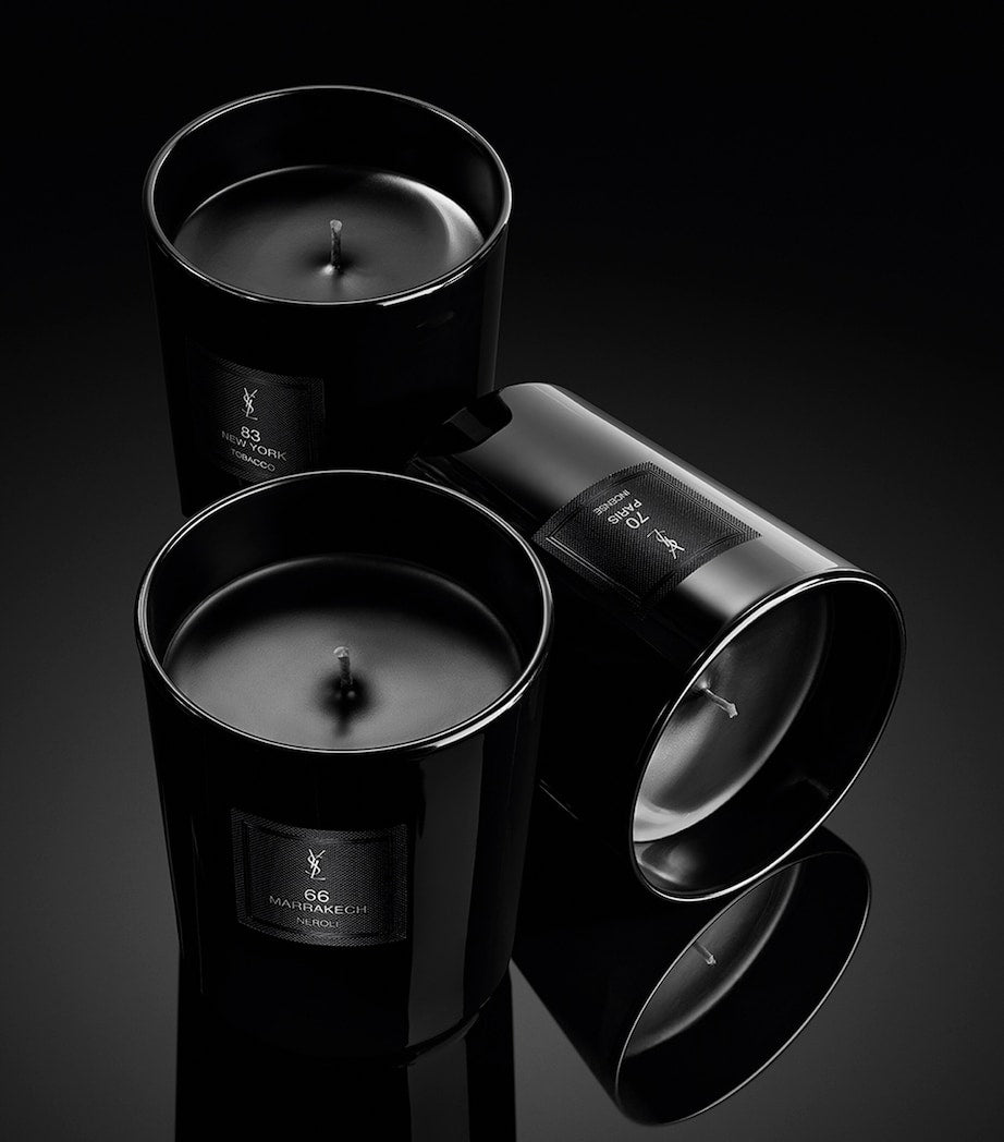 YSL Marrakech black wax scented candle in glass 220g (British brand)