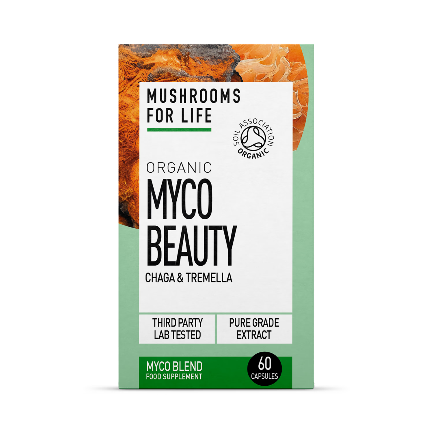 Mushrooms For Life Myco Beauty Capsules 60 capsules (British brand)