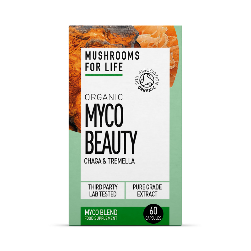 Mushrooms For Life Myco Beauty Capsules 60 capsules (British brand)