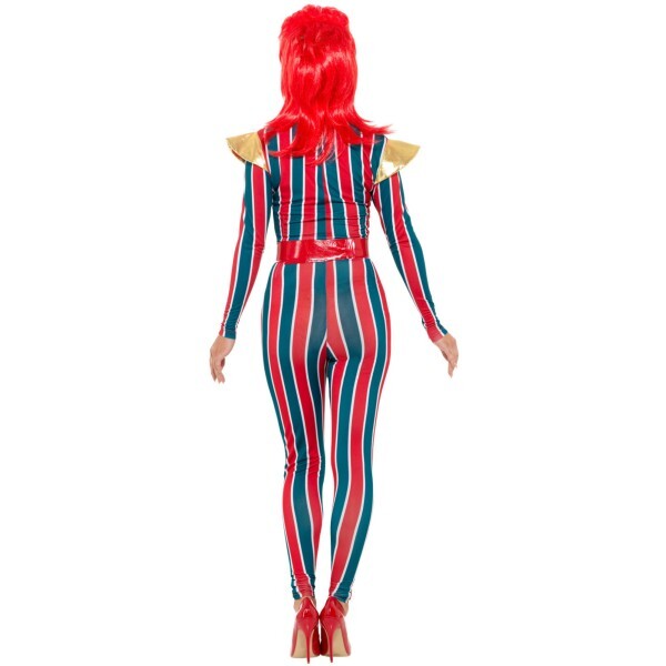 Smiffys Miss Space Superstar multi-coloured jumpsuit costume, UK version