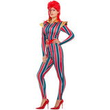 Smiffys Miss Space Superstar multi-coloured jumpsuit costume, UK version