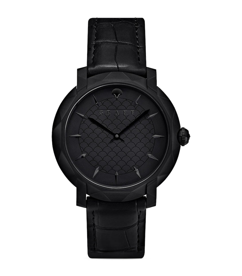 Graff Titanium DLC Eclipse Watch 43mm - British product