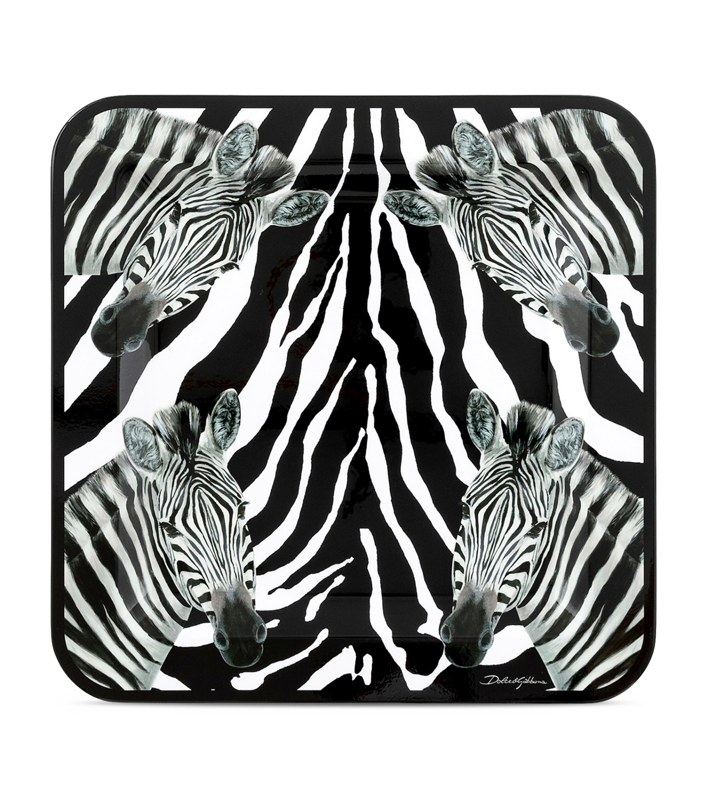Dolce&Gabbana Casa wooden zebra tray - British product