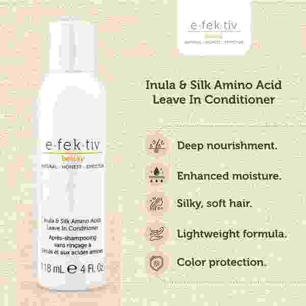 e.fek.tiv conditioner Inula Plus Silk Amino Acids 118ml - British product