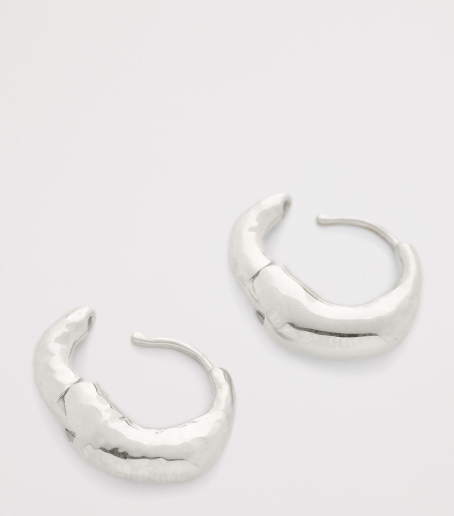 Monica Vinader Deia huggie earrings 1.5cm, imported from the UK