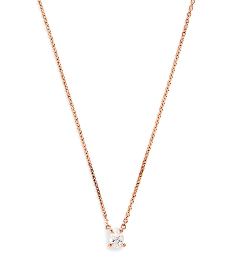 Harrods rose gold diamond necklace 0.50ct, imported from the UK