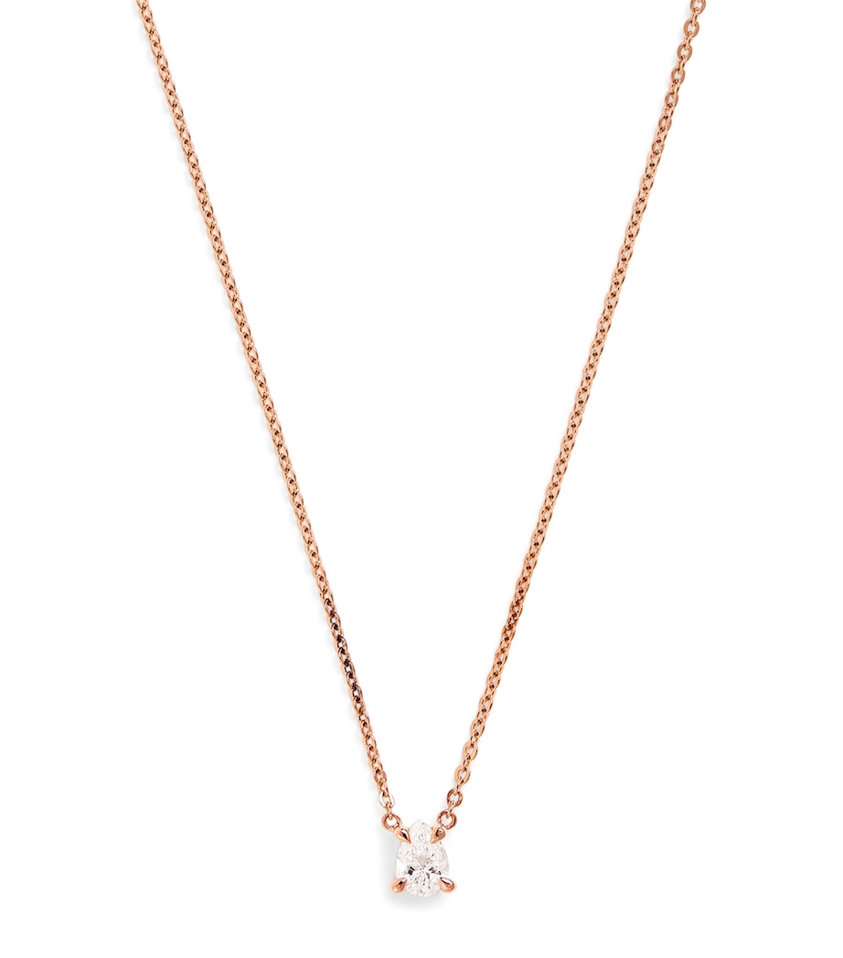 Harrods rose gold diamond necklace 0.50ct, imported from the UK