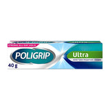 Poligrip Denture Adhesive Fixative Cream Ultra, 40g GOODS Boots   