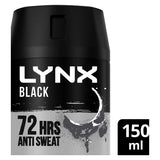 Lynx Men Black Antiperspirant Deodorant Aerosol 150ml GOODS Boots   