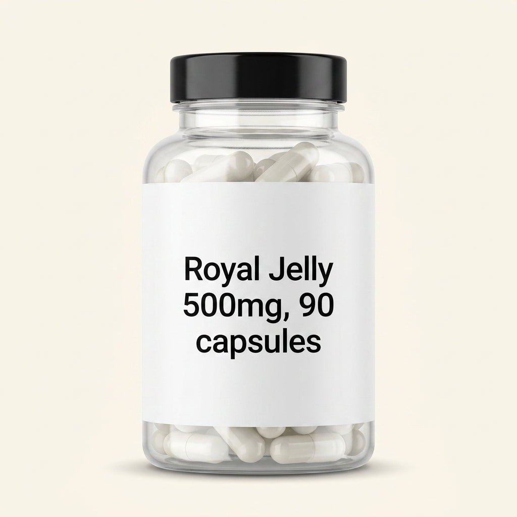 Holland & Barrett High Strength Royal Jelly 500mg 90 Capsules - British product