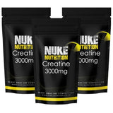 Nuke Nutrition Creatine Monohydrate Capsules 3000mg-180ct GOODS Superdrug   