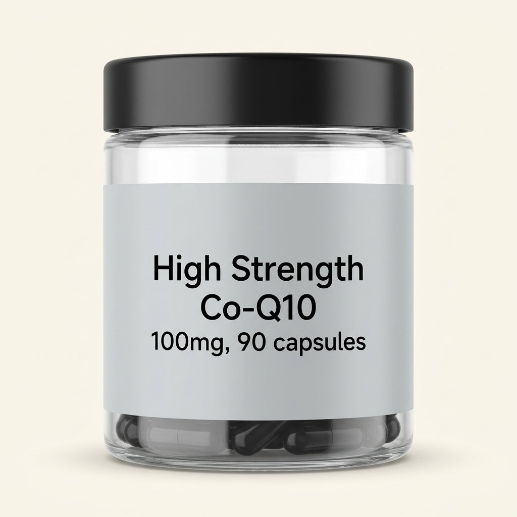 Holland & Barrett Co-Q10 100mg 90 capsules, imported from the UK