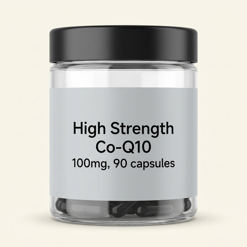 Holland & Barrett Co-Q10 100mg 90 capsules, imported from the UK