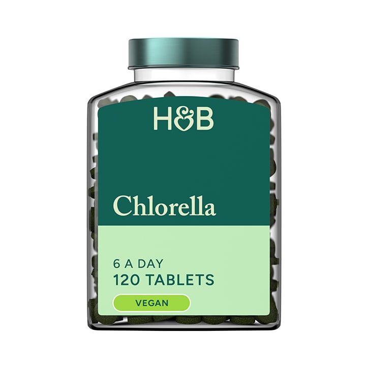 Holland & Barrett Chinese Chlorella Rich in Chlorophyll 120 Tablets 3000mg Vitamins & Supplements Shop All Holland&Barrett