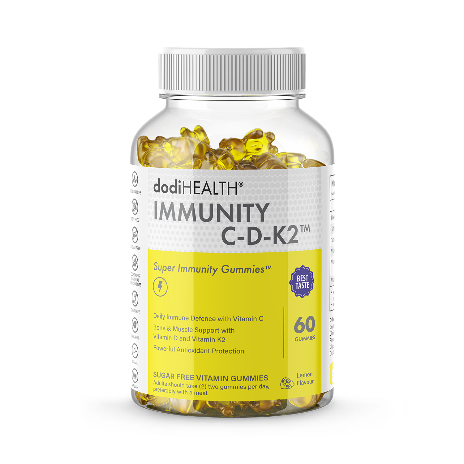 Dodi Health Immunity Gummies, imported from the UK