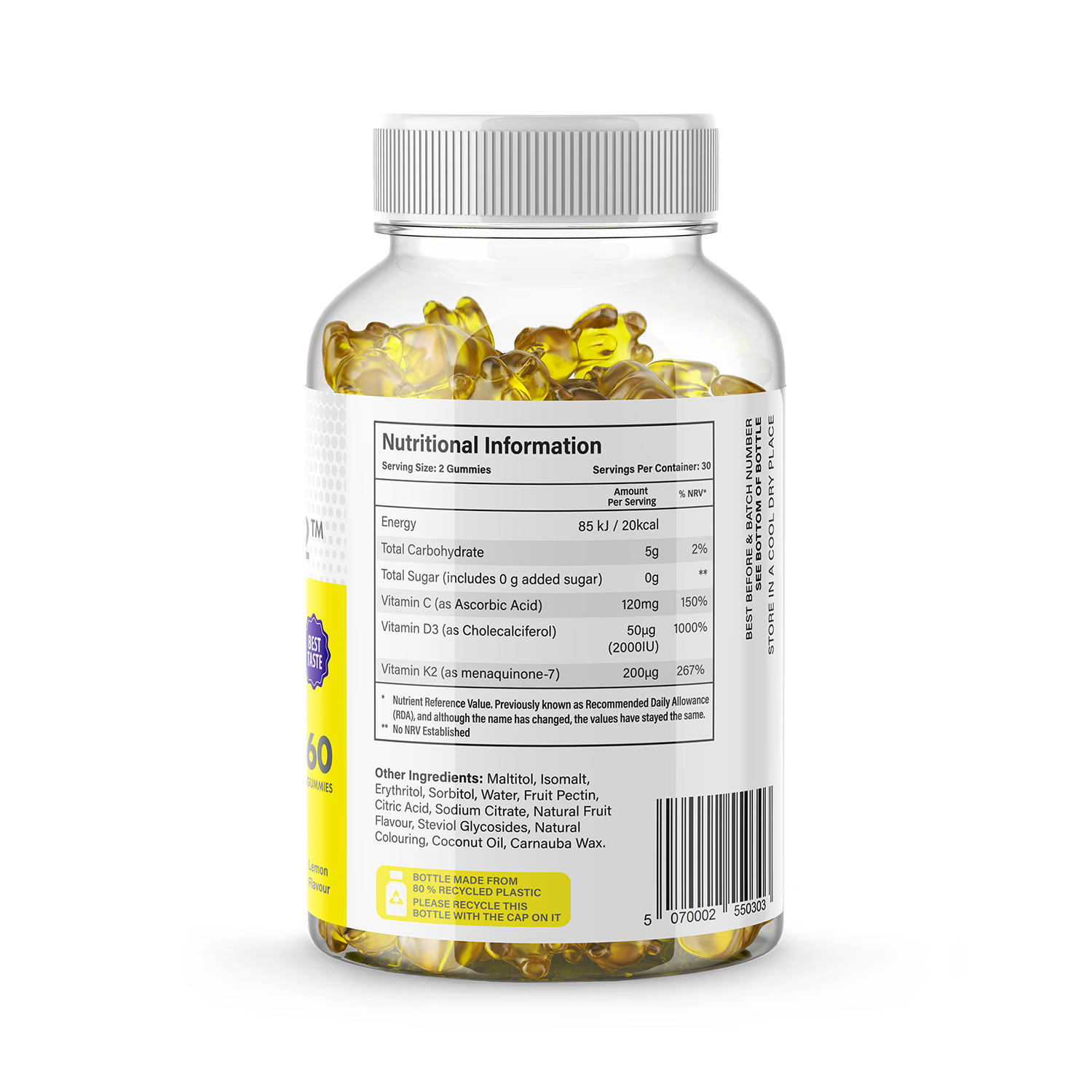 Dodi Health Immunity Gummies, imported from the UK
