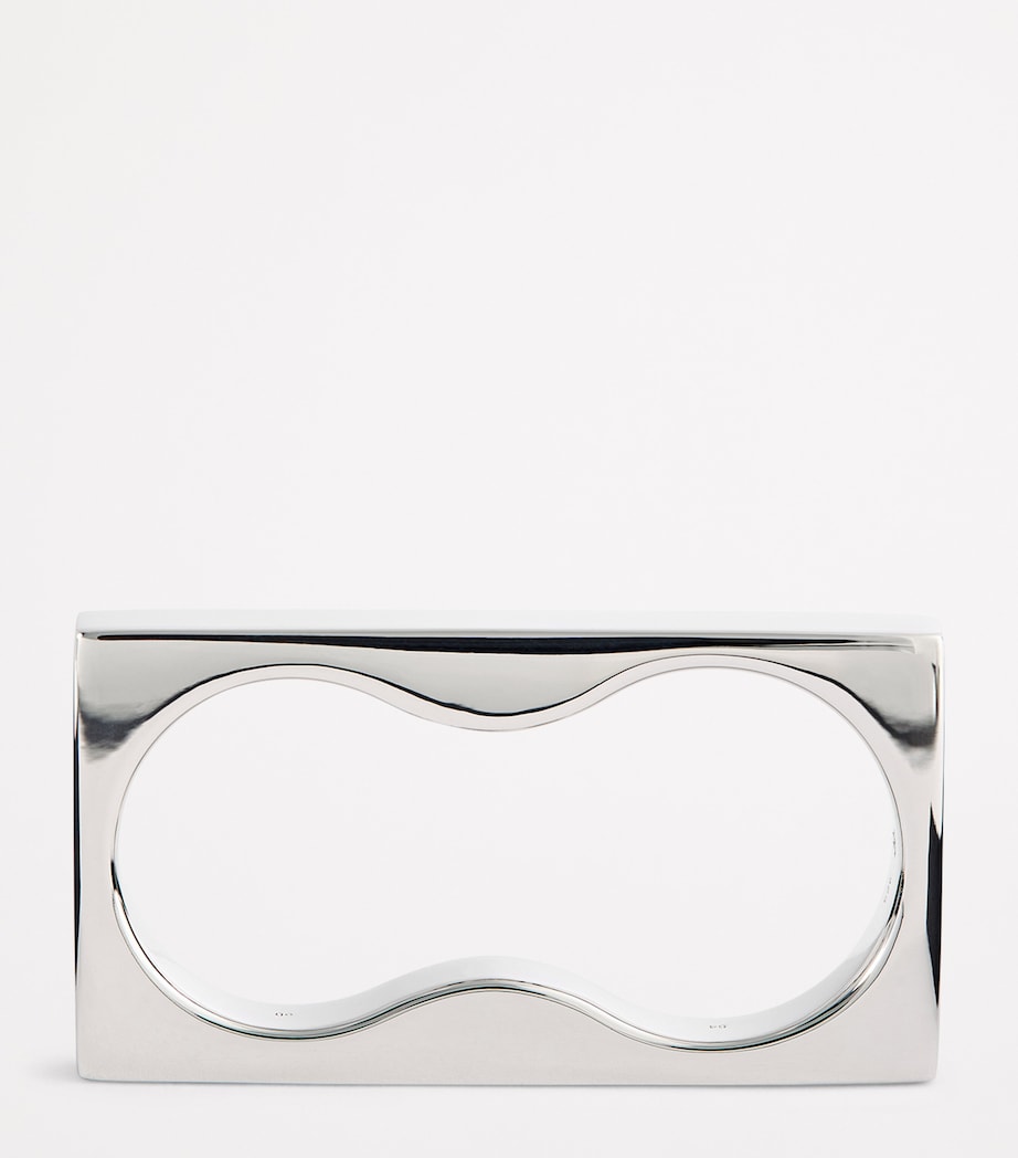 Tom Wood double square sterling silver ring, imported from the UK